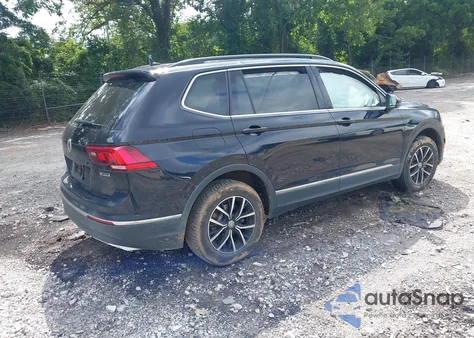 2021 Volkswagen Tiguan 2.0T Se/2.0T Se R-Line Black/2.0T Sel из США, поврежденный, VIN 3VV2B7AX7MM114069